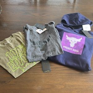 UA Project Rock (bundle of 3) NWT